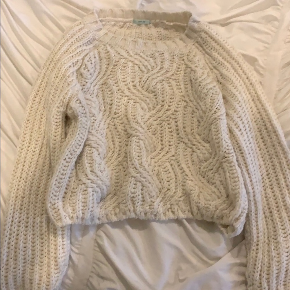 Kimchi Blue Knitted White Sweater